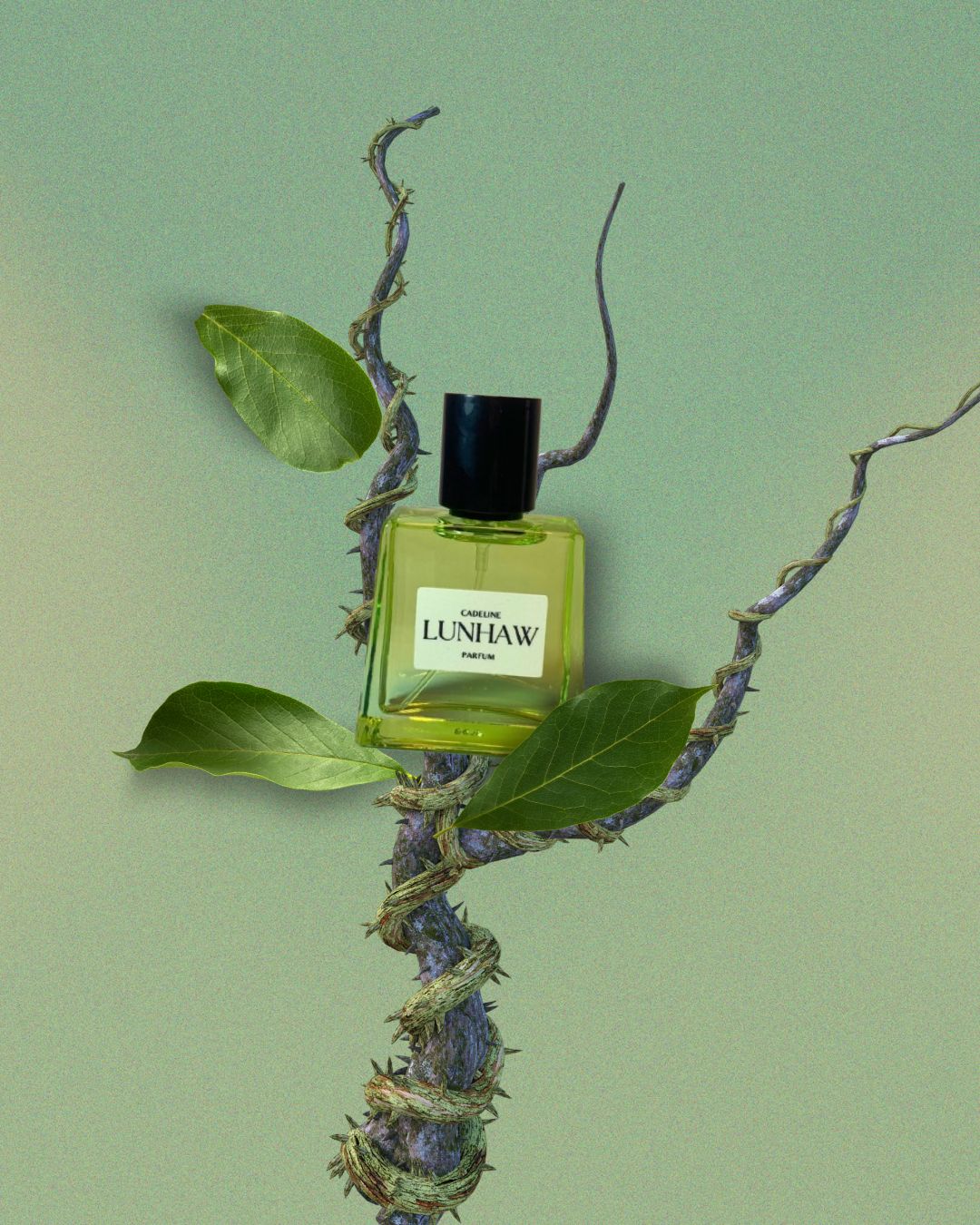 Lunhaw by Cadeline — Cebu-made green, woody perfume inspired by spring renewal, lush nature, and the vibrant beauty of the Visayas.